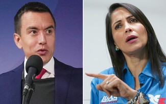 González y Noboa se enfrentan en debate previo a balotaje de los comicios presidenciales en Ecuador   