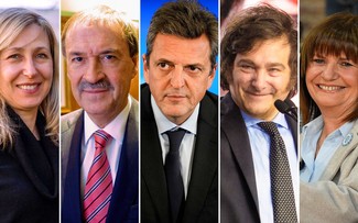 Efectúan el primer debate presidencial a dos semanas de las elecciones en Argentina