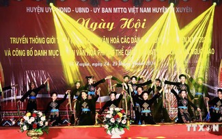 Inauguran el Festival Cultural de las Etnias del distrito de Vi Xuyen