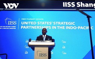 การสนทนาแชงกรีลา 2024: รัฐมนตรีกระทรวงกลาโหมสหรัฐเน้นถึงความร่วมมือเชิงยุทธศาสตร์ในภูมิภาคอินโดแปซิฟิก