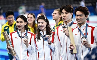 จีนนำหน้าในตารางเหรียญรางวัลของการแข่งขันโอลิมปิกเกมส์ 2024