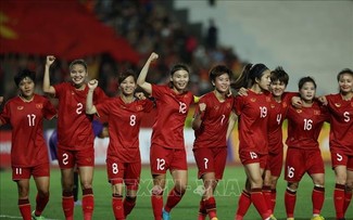Vietnamesische Fußballnationalmannschaft der Frauen verbessert sich um einen Platz auf der Weltrangliste