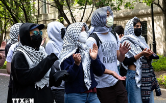 Conflit Hamas-Israël: Campement pro-palestinien dans l’Université The New School à New York
