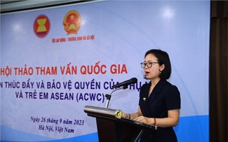 Thúc đẩy và bảo vệ quyền của phụ nữ và trẻ em trong ASEAN