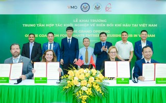 Khai trương Trung tâm Hợp tác Khởi nghiệp về Biến đổi Khí hậu