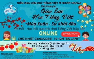 Khởi động lần đầu tiên Giao lưu học tiếng Việt bằng trò chơi online cho học sinh, giáo viên ở nhiều nước