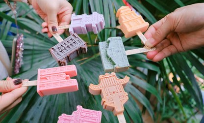 Hanoi’s scenic spots promoted by 3D ice pops