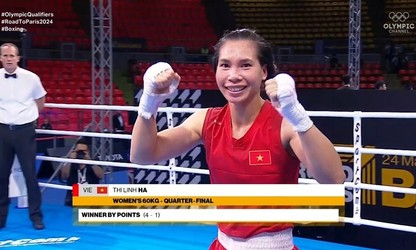 Boxer Ha Thi Linh wins Vietnam’s 11th ticket to Paris Olympics 