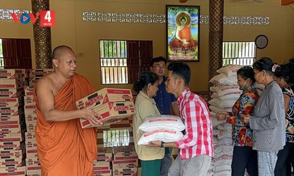 Khmer monk dedicated to social work