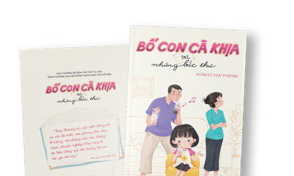 “Bố con Cà Khịa và những bức thư“: Trong trẻo cuốn sách đầu tay của tác giả nhí Đoàn Lữ Thụy Phương 
