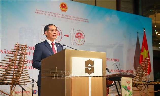 HUT ke-50 Hubungan Diplomatik Vietnam-Singapura: Hubungan Berkembang Dengan Kuat, Substantif, dan Makin Erat