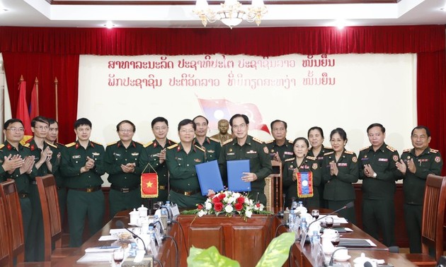 Terus Memperkuat Kerja Sama Vietnam-Laos di bidang Kedokteran Militer