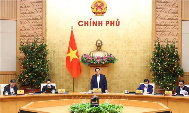 PM Pham Minh Chinh Pimpin  Sidang Pemerintah Periodik Januari