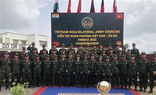 Penutupan Latihan Perang Bilateral Vietnam-India tentang Penjagaan Perdamaian 2022