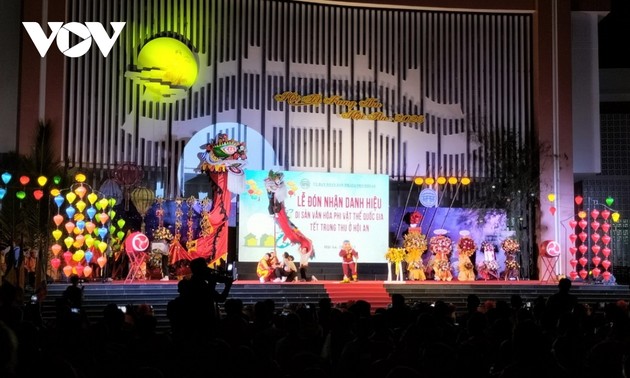 Festival Medio Musim Gugur di Kota Hoi An Diakui sebagai Warisan Budaya Takbenda Nasional