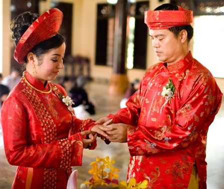 Ceremonias matrimoniales tradicionales de los Kinh