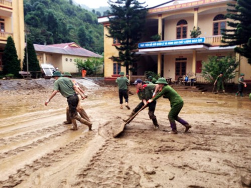 Vietnam aúna esfuerzos para ayudar a las víctimas de las inundaciones en la región del noreste