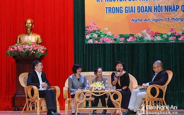 Estudiantes de Nghe An preparan para avanzar en la cuarta Revolución Industrial 