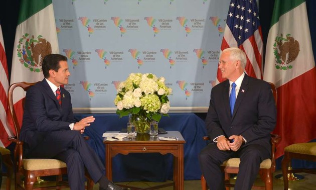 Vicepresidente de Estados Unidos debate con líderes de México y Canadá sobre el TLCAN