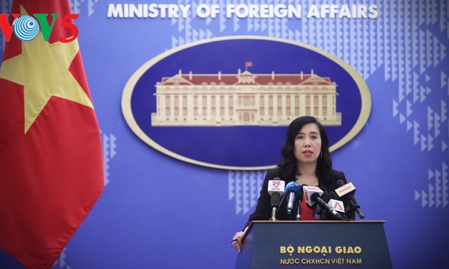 Rueda de prensa ordinaria de la Cancillería vietnamita reafirma el apoyo nacional a la paz del mundo