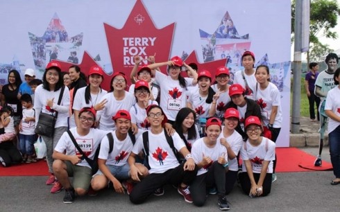 Carrera Terry Fox Vietnam 2018 contribuye a mejorar el tratamiento de cáncer en Vietnam