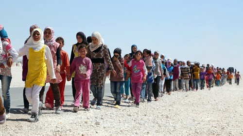 ONU expresa preocupación por la ola de refugiados en Siria