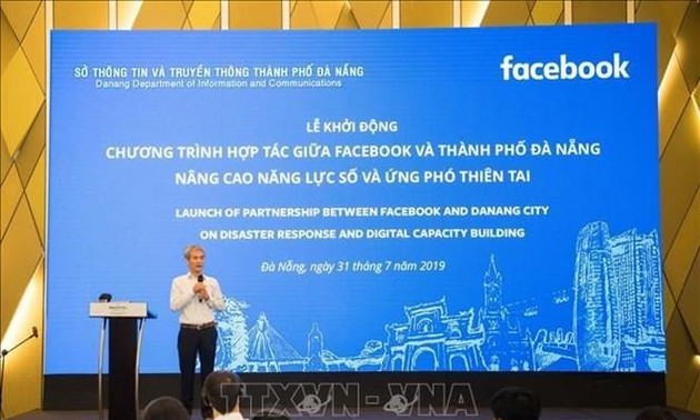 Ciudad de Da Nang coopera con Facebook en enfrentamiento a desastres naturales
