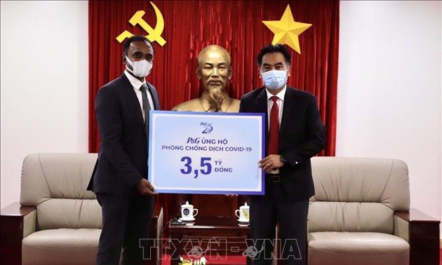 Primera donación de una empresa con capital extranjero a Vietnam para hacer frente al covid-19