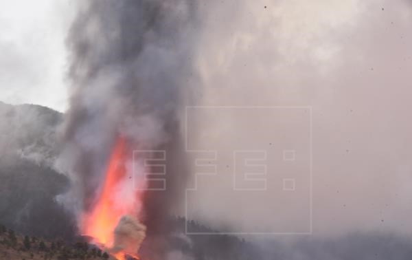 Erupción en La Palma, una de las Islas Canarias