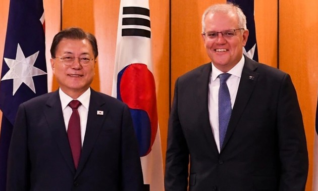 Australia y Corea del Sur llaman el cumplimiento del derecho internacional en el Mar del Este