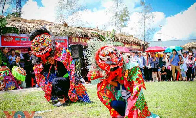 La danza del león-gato, legado cultural de las etnias Tay y Nung