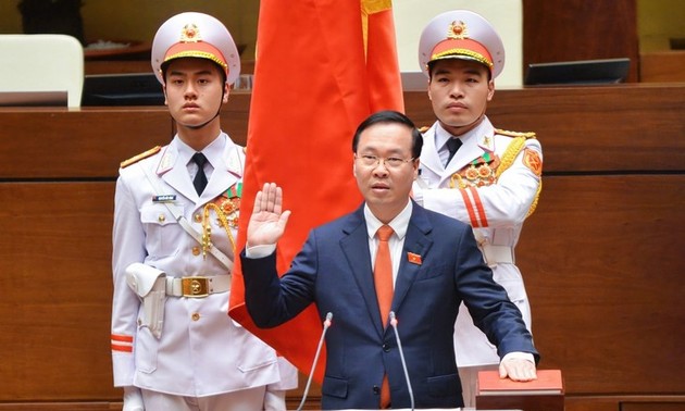 Líderes mundiales transmiten mensajes de felicitación al nuevo presidente de Vietnam