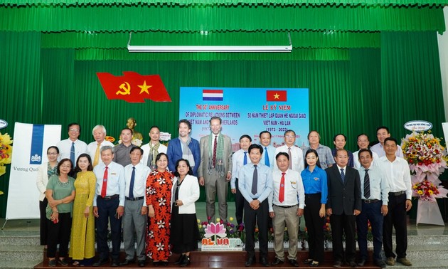 Celebran 50 años de relaciones diplomáticas con Países Bajos en la provincia de Dong Thap