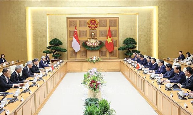 Conversaciones de alto nivel Vietnam-Singapur