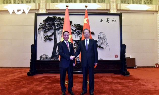 El Presidente de Vietnam se reúne con el titular del Parlamento chino
