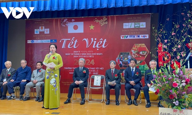 Compatriotas en Japón disfrutan el Tet tradicional de Vietnam