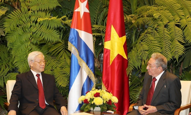 Medios de comunicación cubanos resaltan aportes del secretario general Nguyen Phu Trong
