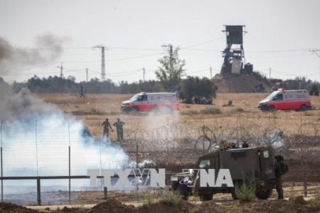 Dos palestinos muertos en enfrentamientos con soldados israelíes en el este de Gaza