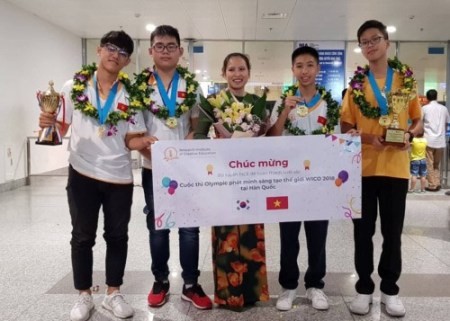 Vietnam triunfa en Olimpiada Mundial de Invención y Creatividad 2018