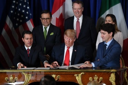 Líderes de Estados Unidos, México y Canadá valoran importancia de nuevo acuerdo trilateral