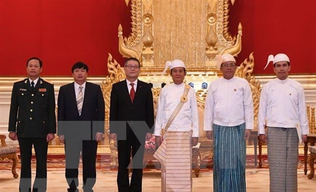 Presidente de Myanmar elogia nexos con Vietnam
