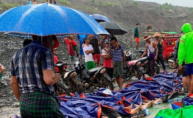 Vietnam expresa condolencias a Myanmar ante pérdidas por derrumbe de mina