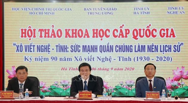 Reafirman la importancia del movimiento Soviet Nghe-Tinh en el éxito de la revolución vietnamita 