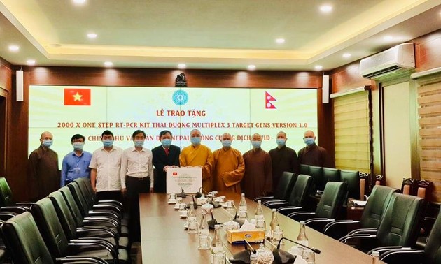 La Sangha Budista de Vietnam apoya al pueblo nepalés en el combate contra el covid-19