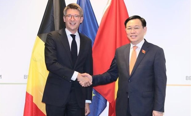 Principales actividades del líder del Legislativo vietnamita en Bélgica
