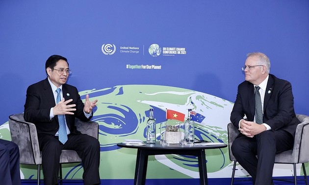 El primer ministro Pham Minh Chinh se reúne con líderes mundiales