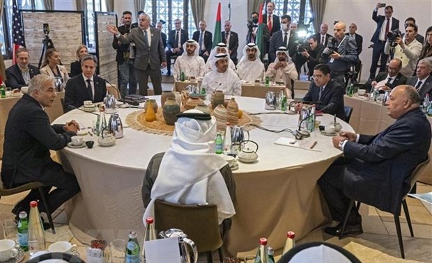 Se tratan temas de seguridad en Medio Oriente en la Cumbre de Néguev en Israel 