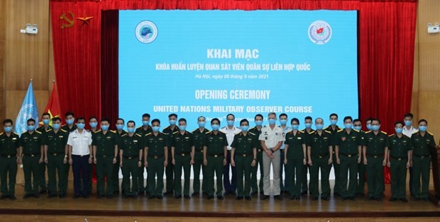 Vietnam organiza curso de formación para funcionarios del Estado Mayor de las Naciones Unidas