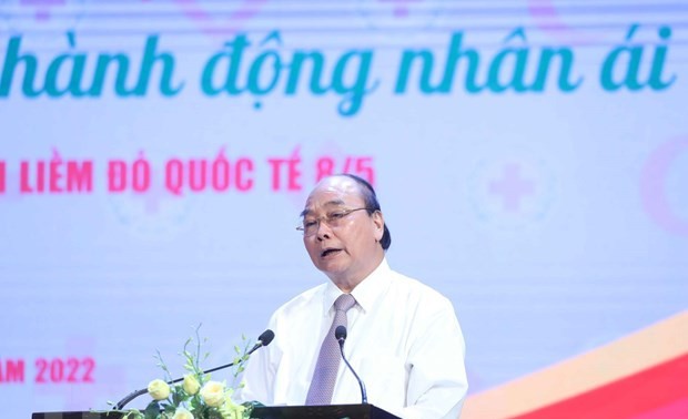 Presidente de Vietnam: Actividades humanitarias son responsabilidad común de toda la sociedad
