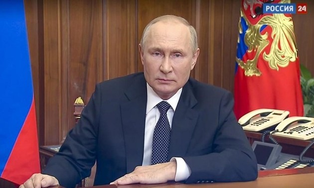 Rusia detendrá a los que quieren gobernar el mundo, afirma Putin 